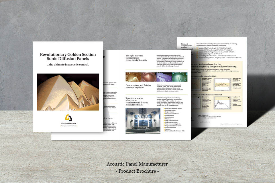 Acoustics Panel Product Brochure