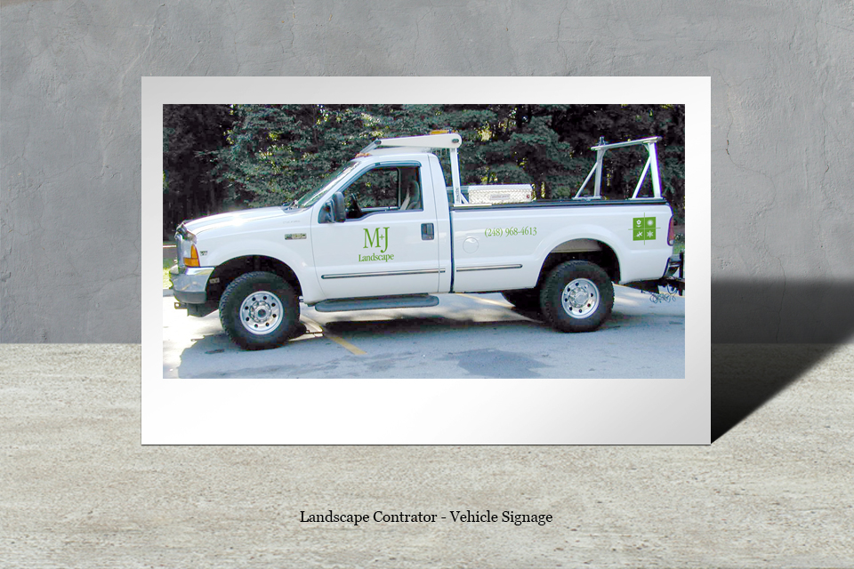Landscape Contractor Vehicle Signage