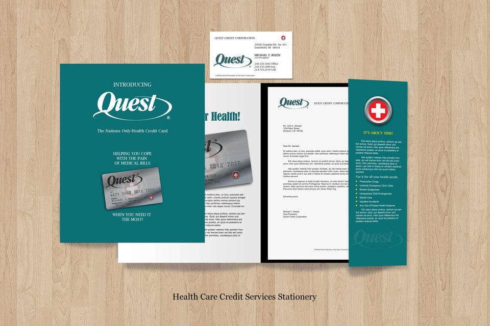 Health Care Credit Services Stationery