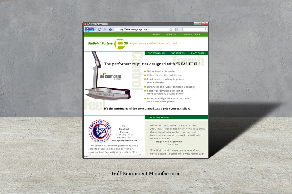 Website - PinPoint Putters